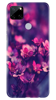 flowers Mobile Back Case for Realme Narzo 30a (Design - 25)