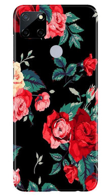 Red Rose2 Mobile Back Case for Realme Narzo 30a (Design - 81)