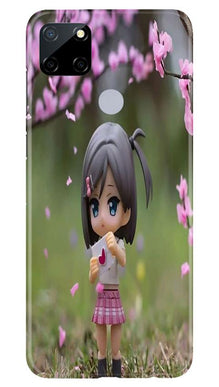 Cute Girl Mobile Back Case for Realme Narzo 30a (Design - 92)