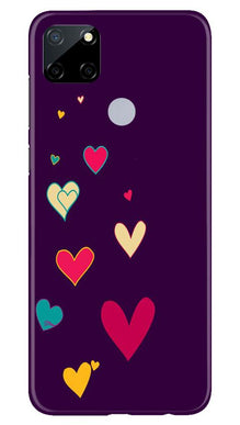 Purple Background Mobile Back Case for Realme Narzo 30a  (Design - 107)