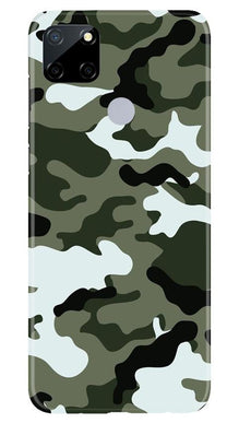 Army Camouflage Mobile Back Case for Realme Narzo 30a  (Design - 108)