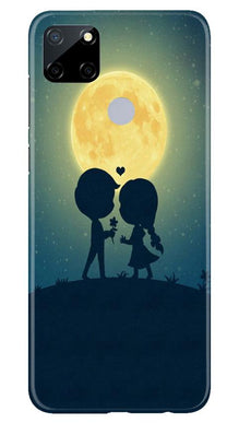 Love Couple Mobile Back Case for Realme Narzo 30a  (Design - 109)