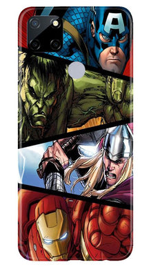 Avengers Superhero Mobile Back Case for Realme Narzo 30a  (Design - 124)