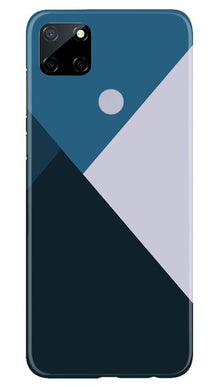 Blue Shades Mobile Back Case for Realme Narzo 30a (Design - 188)