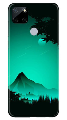 Moon Mountain Mobile Back Case for Realme Narzo 30a (Design - 204)
