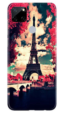 Eiffel Tower Mobile Back Case for Realme Narzo 30a (Design - 212)