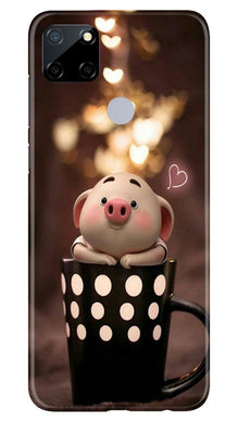 Cute Bunny Mobile Back Case for Realme Narzo 30a (Design - 213)