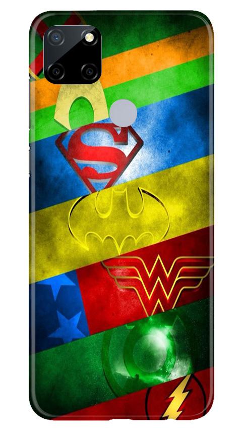 Superheros Logo Case for Realme Narzo 30a (Design No. 251)