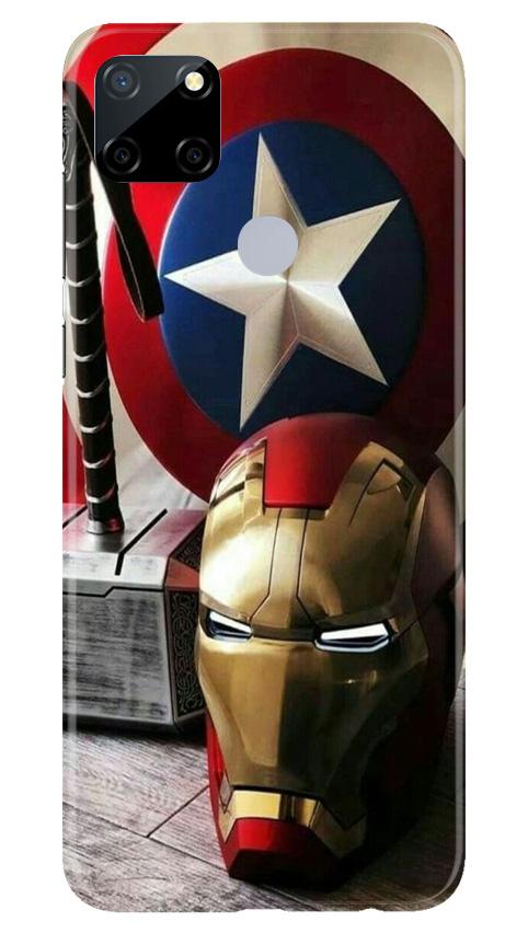 Ironman Captain America Case for Realme Narzo 30a (Design No. 254)