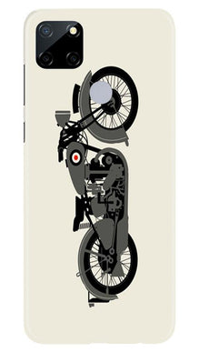 MotorCycle Mobile Back Case for Realme Narzo 30a (Design - 259)