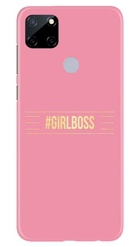 Girl Boss Pink Case for Realme Narzo 30a (Design No. 263)