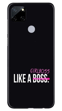 Like a Girl Boss Mobile Back Case for Realme Narzo 30a (Design - 265)