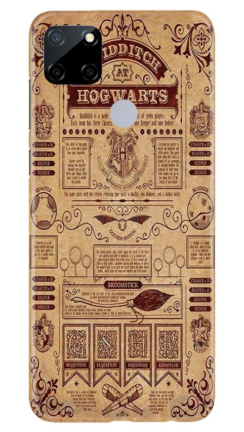Hogwarts Mobile Back Case for Realme C12 (Design - 304)