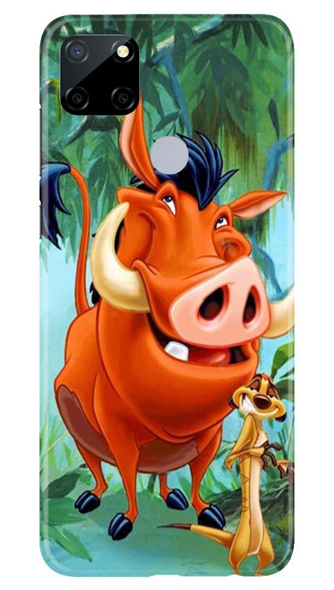 Timon and Pumbaa Mobile Back Case for Realme Narzo 30a (Design - 305)