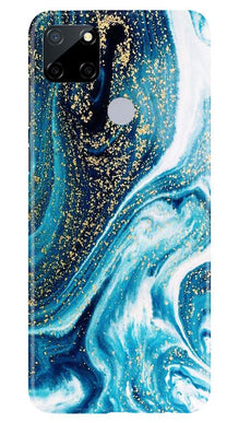 Marble Texture Mobile Back Case for Realme C12 (Design - 308)