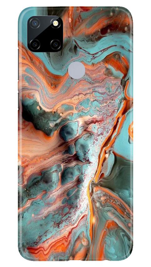 Marble Texture Mobile Back Case for Realme C12 (Design - 309)