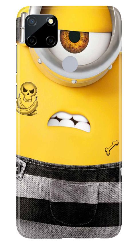 Minion Mobile Back Case for Realme C12 (Design - 324)