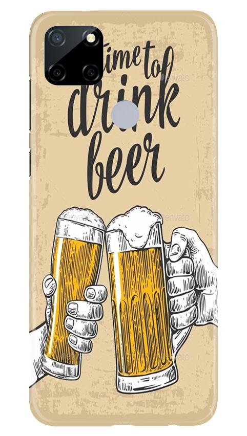 Drink Beer Mobile Back Case for Realme Narzo 30a (Design - 328)