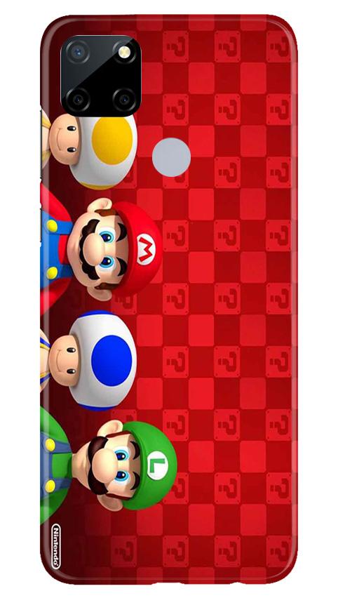 Mario Mobile Back Case for Realme C12 (Design - 337)