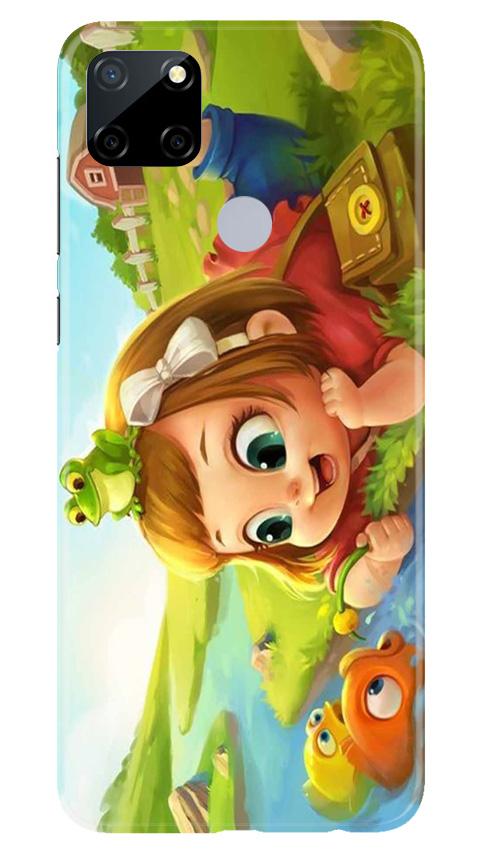 Baby Girl Mobile Back Case for Realme C12 (Design - 339)