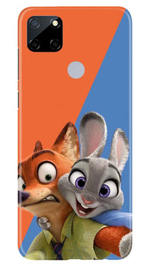 Cartoon Mobile Back Case for Realme C12 (Design - 346)