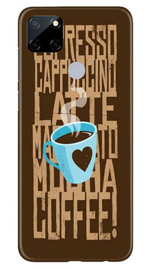 Love Coffee Mobile Back Case for Realme C12 (Design - 351)