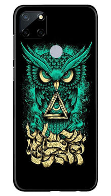 Owl Mobile Back Case for Realme C12 (Design - 358)