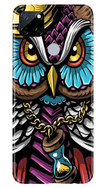 Owl Mobile Back Case for Realme C12 (Design - 359)