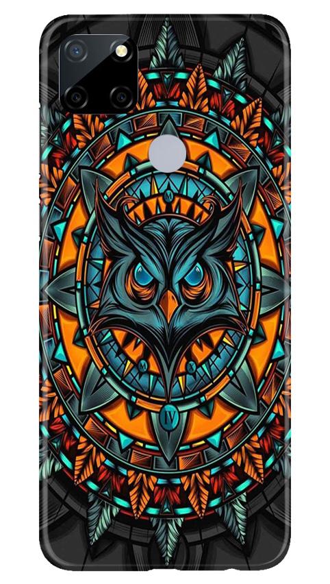 Owl Mobile Back Case for Realme C12 (Design - 360)