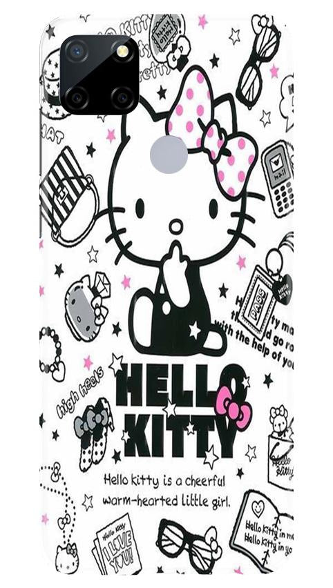Hello Kitty Mobile Back Case for Realme C12 (Design - 361)