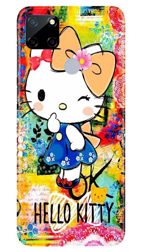 Hello Kitty Mobile Back Case for Realme Narzo 30a (Design - 362)