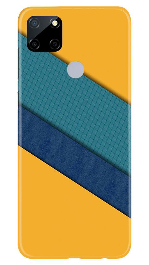 Diagonal Pattern Mobile Back Case for Realme Narzo 30a (Design - 370)