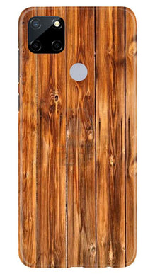 Wooden Texture Mobile Back Case for Realme Narzo 30a (Design - 376)