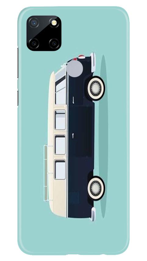 Travel Bus Mobile Back Case for Realme C12 (Design - 379)
