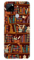 Book Shelf Mobile Back Case for Realme C12 (Design - 390)