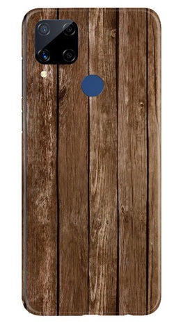 Wooden Look Case for Realme C15(Design - 112)