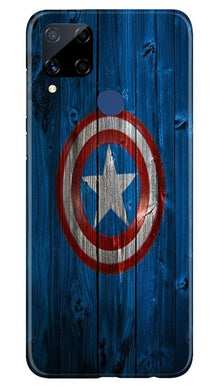 Captain America Superhero Mobile Back Case for Realme C15  (Design - 118)