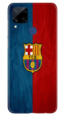 FCB Football Mobile Back Case for Realme C15  (Design - 123)