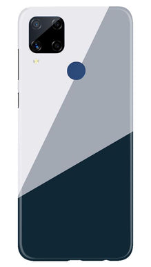 Blue Shade Mobile Back Case for Realme C15 (Design - 182)