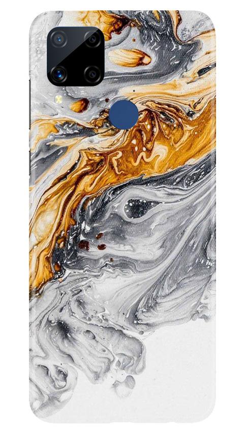 Marble Texture Mobile Back Case for Realme C15 (Design - 310)