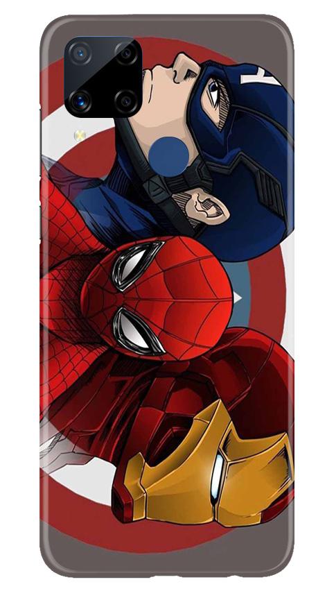 Superhero Mobile Back Case for Realme C15 (Design - 311)