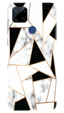 Marble Texture Mobile Back Case for Realme C15 (Design - 322)