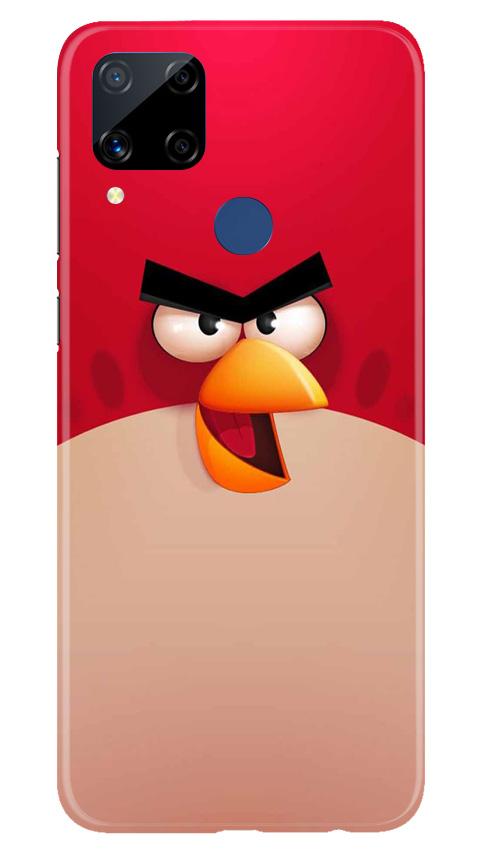 Angry Bird Red Mobile Back Case for Realme C15 (Design - 325)