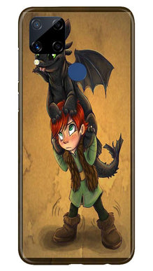 Dragon Mobile Back Case for Realme C15 (Design - 336)
