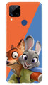 Cartoon Mobile Back Case for Realme C15 (Design - 346)