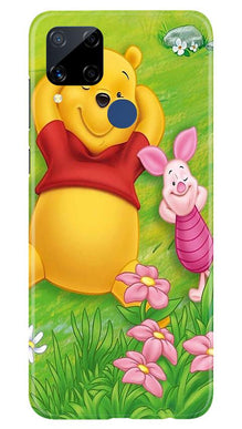 Winnie The Pooh Mobile Back Case for Realme C15 (Design - 348)