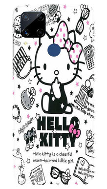 Hello Kitty Mobile Back Case for Realme C15 (Design - 361)