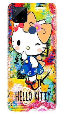 Hello Kitty Mobile Back Case for Realme C15 (Design - 362)