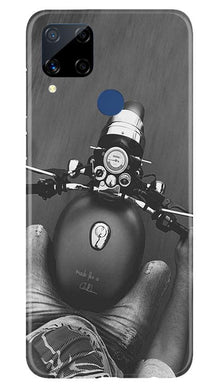 Royal Enfield Mobile Back Case for Realme C15 (Design - 382)