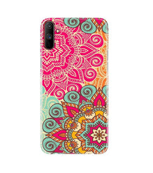 Rangoli art Mobile Back Case for Realme C3 (Design - 6)